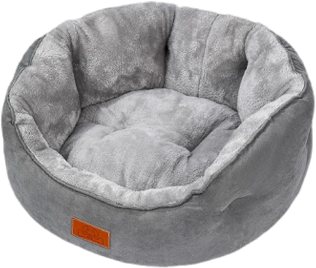 Cat Bed for Indoor Cats,Medium Large Cats Cave Bed,Machine Washable Slip Resistant Bottom,Ultra Soft Plush Cushion,C-53 * 63 * 20Cm image number 3