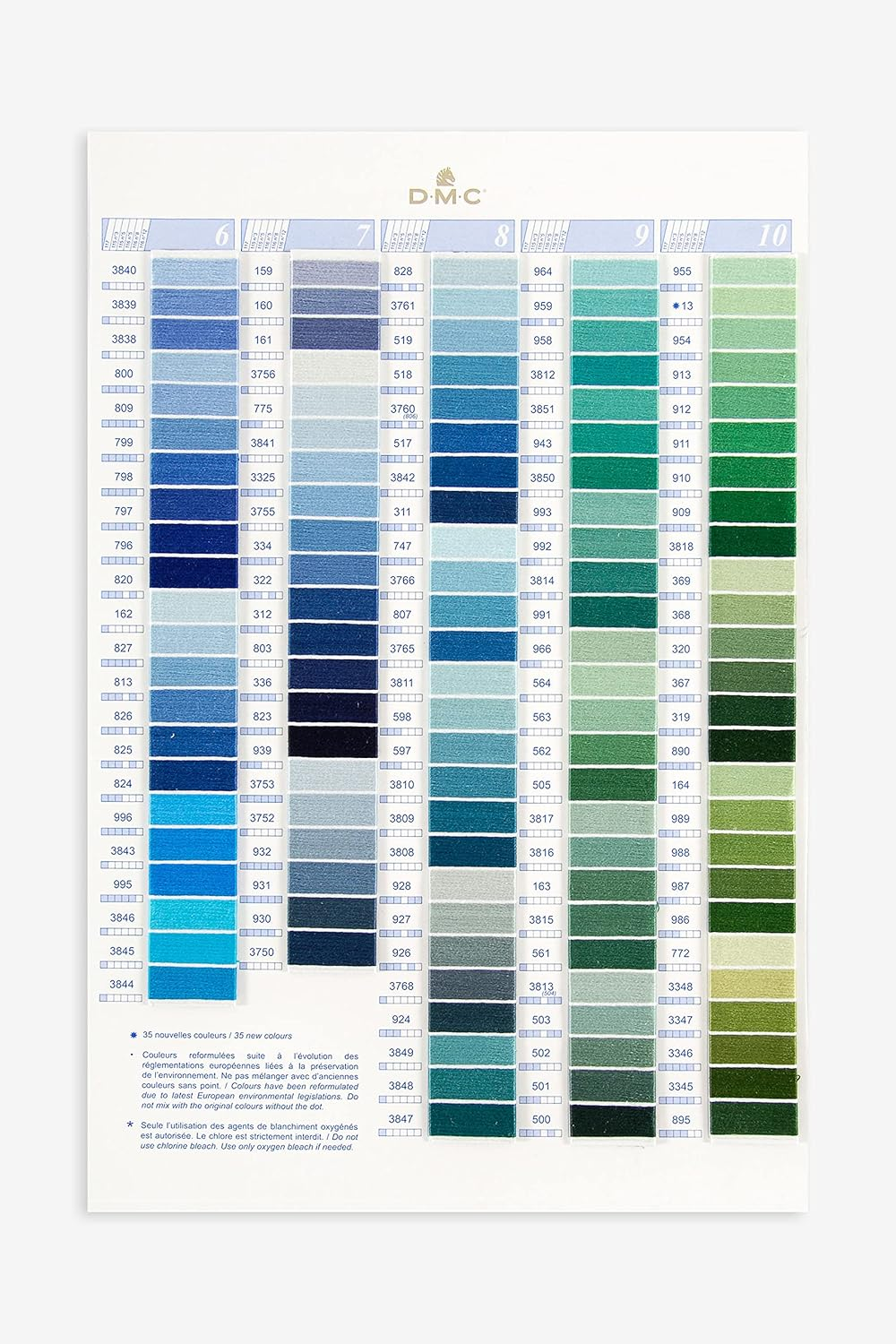 DMC Stranded Cotton Shade Card - W100B image number 3