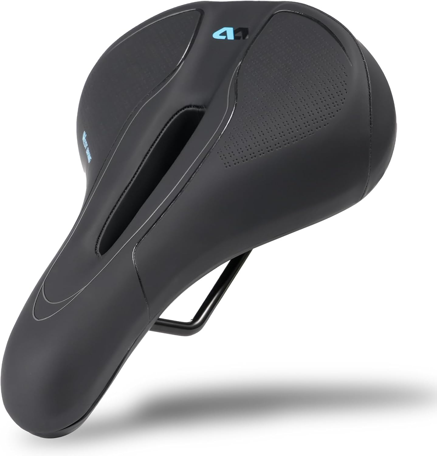 Bike Seat, Bicycle Seat for Men Women,Compatible with Peloton, Spin Bike, Road or Exercise Bikes,Comfort Seat Cushion Mountain Bike Accessories Old Bike Saddle Replacement