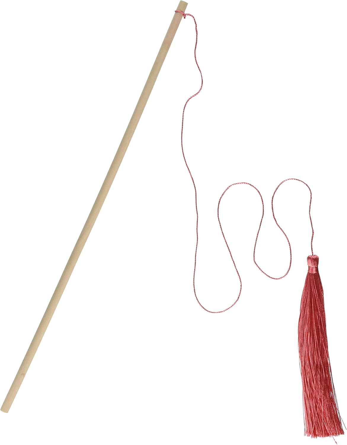 Admate Cat in the Box Tassel Teaser Red Medium