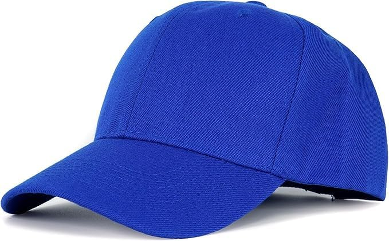 Edoneery Adjustable Low Profile Plain Cotton Baseball Cap Hat(A1004) image number 2