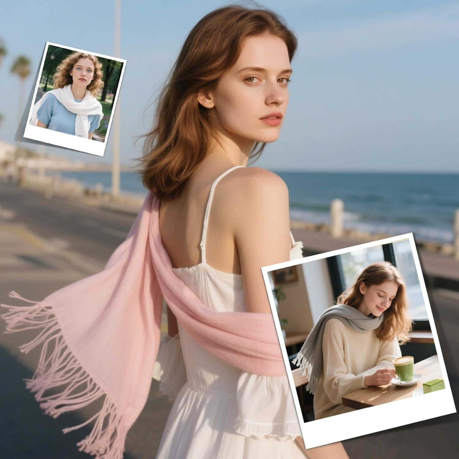 Xiuglimpse Pashmina Shawl Wraps for Women,Pashmina Shawls and Wraps for Evening Dresses,Warm Winter Scarf