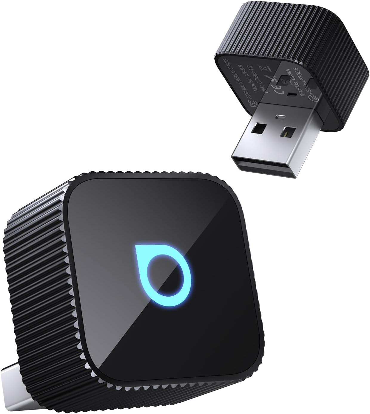 Ottocast Mini Cube 3.0 Wireless Carplay & Android Auto Adapter 2026&ndash; Plug & Play, Fast Auto-Reconnect (Black)