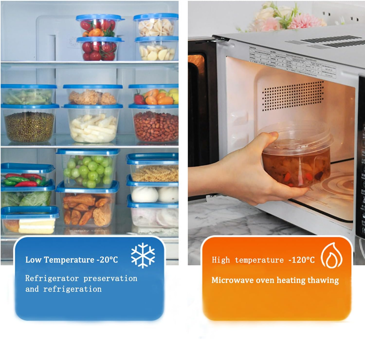 6 Pack 16 Oz Freezer Storage Containers with Screw Lids for Sealing, Airtight Plastic Food Storage Jar,Overnight Oats for Fruit, DIY Projects, Jam Spices Food Storage Jar - 500Ml-4Pcs image number 5