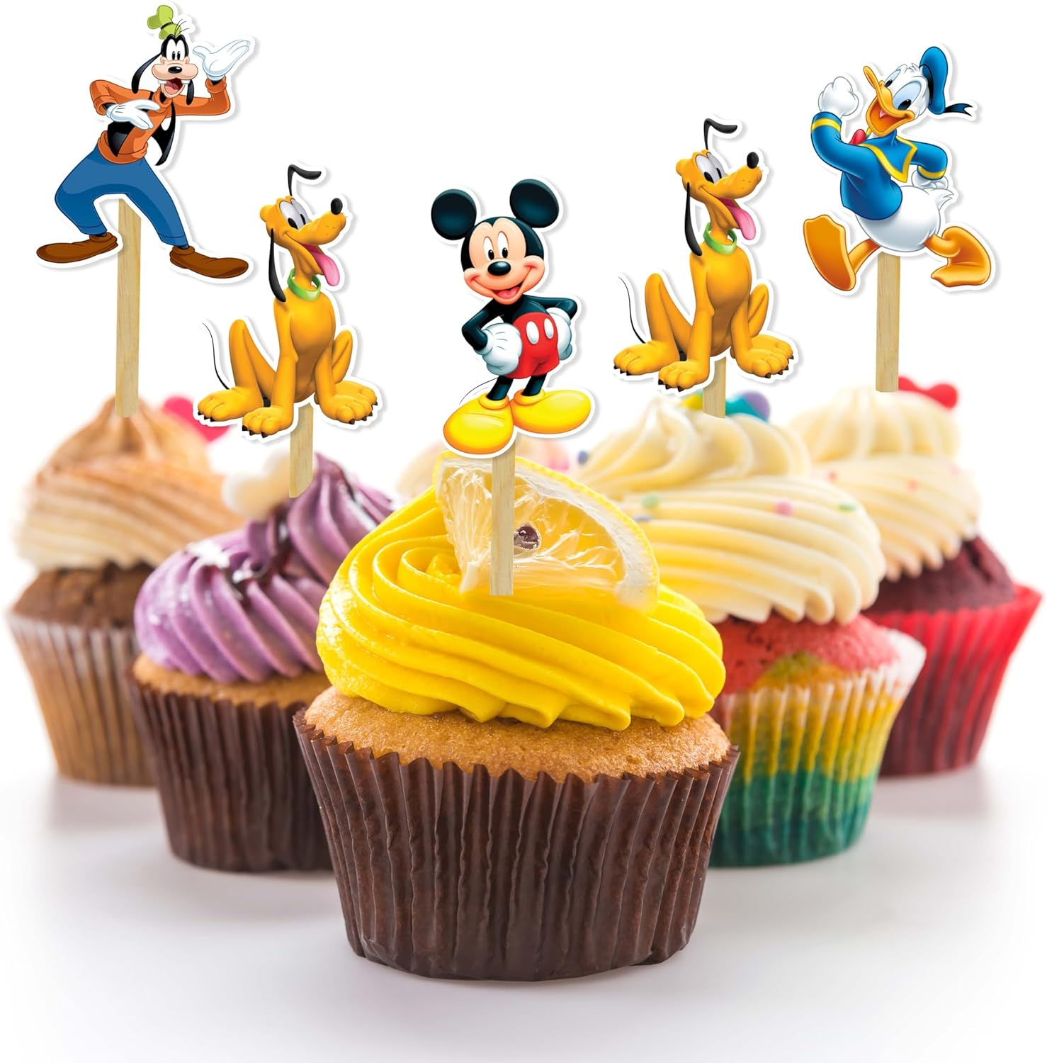 Mcky Muse Cupcake Toppers &ndash; Fun & Colorful Decorations | Perfect for Mcky Muse-Themed Birthdays, Parties & Celebrations image number 5