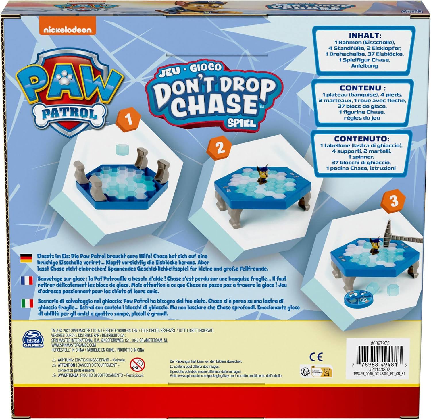 Spin Master Games Paw Patrol Don'T Drop Chase, Action-Packed Adventure Game for 2-4 Fur Friends from 4 Years image number 4