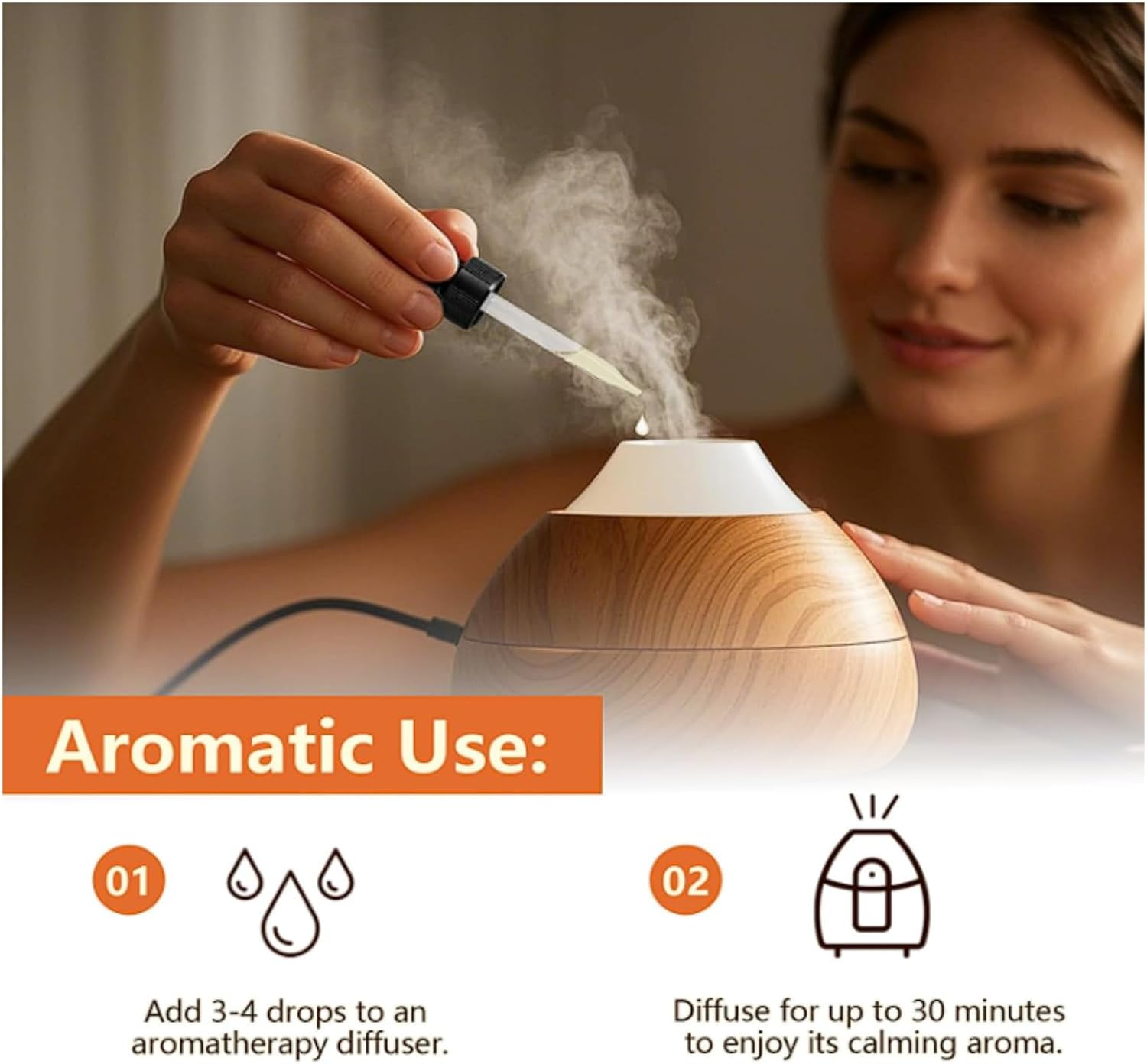 Frankincense Essential Oil from Resin Extract, Face & Body Moisturizer for Hydrating & Nourishing, anti Aging Wrinkle Care, Hair Care, Essential Oils Aromatherapy & Massage (1Pcs) - 1Pcs image number 5