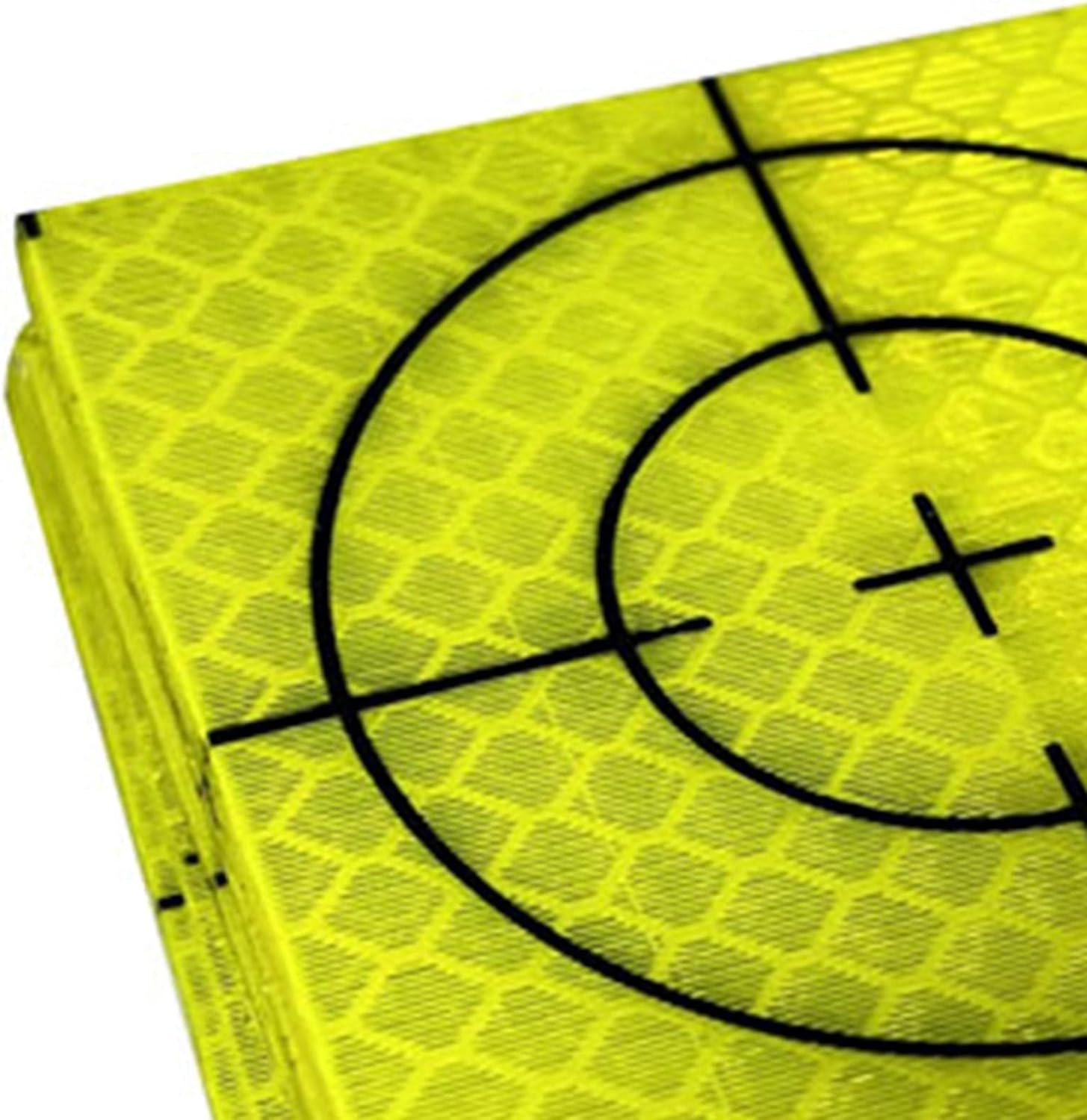 100Pcs Reflective Tape Survey Targets Reflector Target Sheets Total Station for Ship Inspection Building Construction Tunnel Engineering, 4Cmx4Cm image number 1