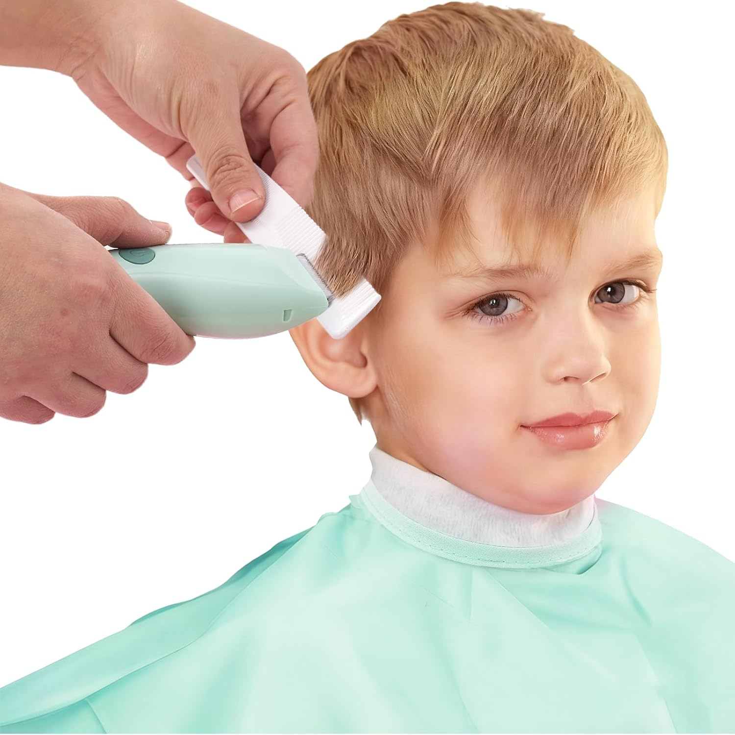 Baby Hair Clippers, Ultra-Quiet Hair Cutting Trimmer for 0-12, Waterproof Rechargeable&Cordless Hair Trimmer Kit for Infant Toddler&Kids image number 1