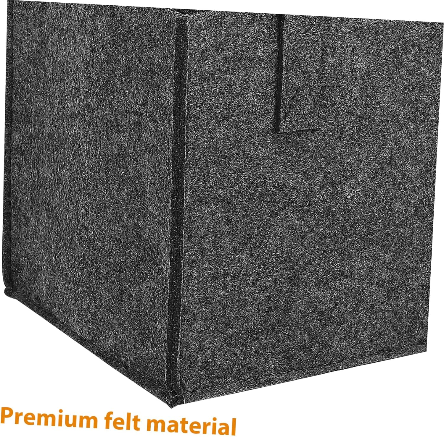 CATIEBYE 4Pcs Thick Felt Bottles Wine Storage Tote Bag with Sturdy Handle Reusable Bottle Carrier Handbag for Travel Camping Picnic Soft Felt Material image number 5