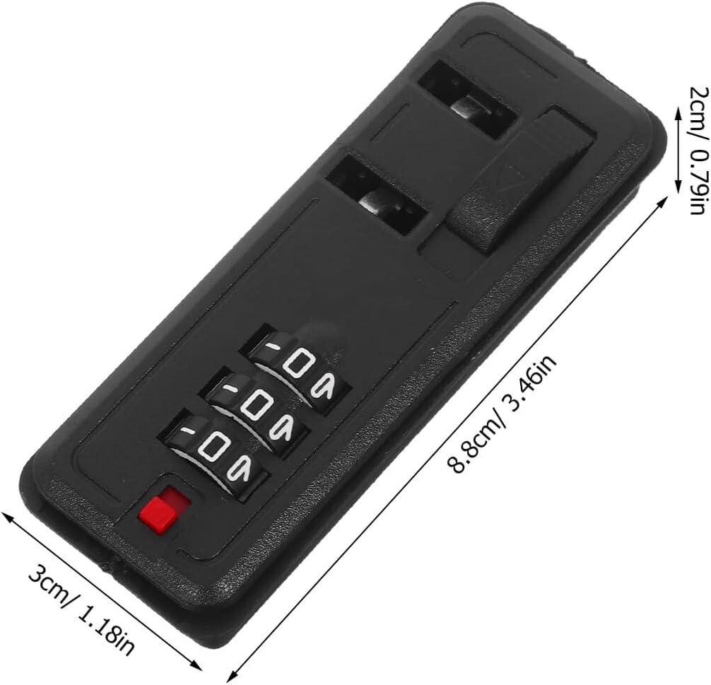 CIMAXIC Digit Password Luggage Lock Travel Security Lock for Suitcases Tool Boxes Travel Cases with Quick Release and Stable Protection