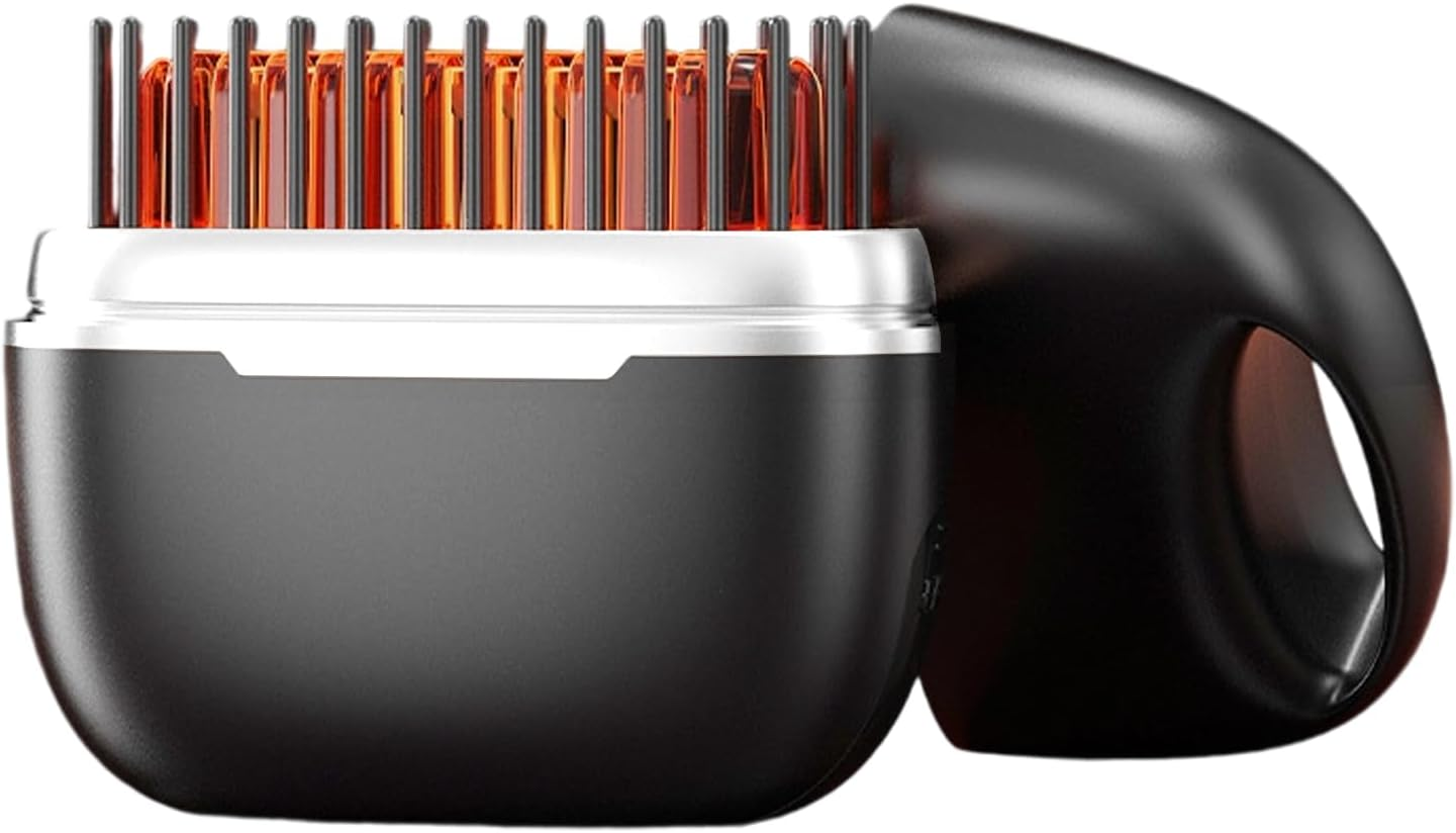 Arrovarp Hair Straightener Comb - Professional Hair Straightener | Hair Styling Tool Less Frizz Smoother Straightening Brush for Travel Camping Girls Home Dorm image number 4