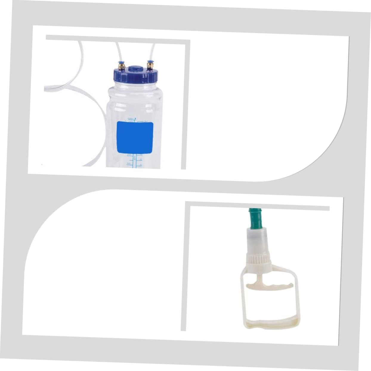 JUMPLAWN Manual Oil Pump Extractor Hand Pump Tool 1-Set Vacuum Fluid Extractor Automotive Oil Change for Car Engine Maintenance image number 1