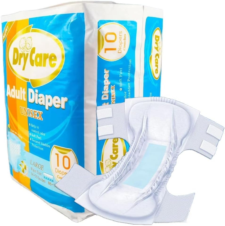 Thickened Adult Diapers for Elderly with Urinary and Fecal Incontinence（L*10Pcs） image number 2