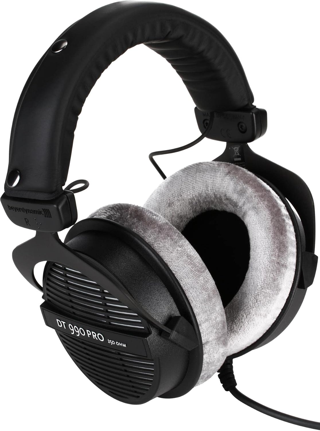 Beyerdynamic BD459038 DT990 PRO 250 Ohms Open Studio Headphones for Mixing and Mastering, Black, Grey (459038)
