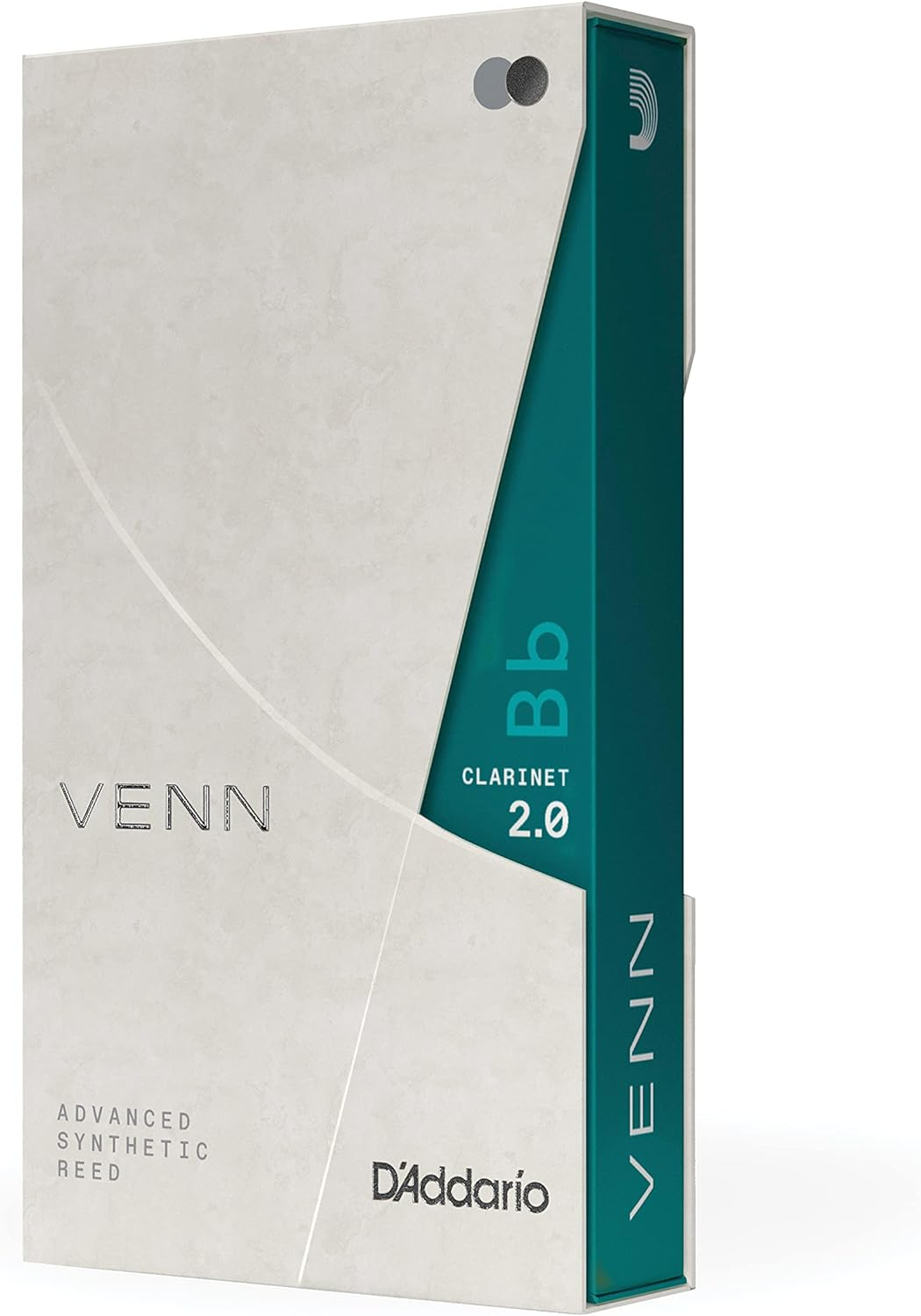 D'Addario VENN G2 Synthetic Clarinet Reeds - Bb Clarinet Reed with Advanced Synthetic Reed Construction of Polymer Fibers, Resin, Natural Cane - Strength 2.0 image number 6