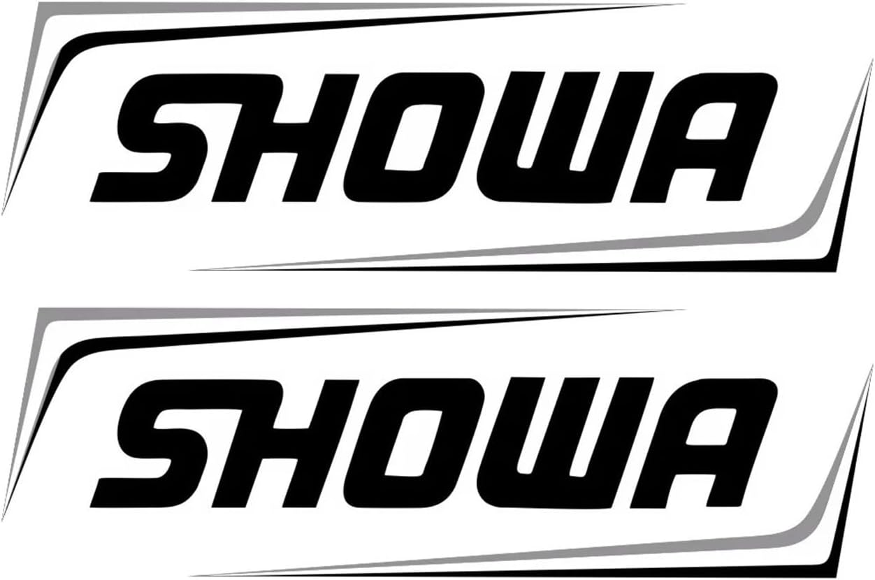 Reflective Motocross Motorcycle Sticker Fork Kyb Suspension Showa Decals(Black)