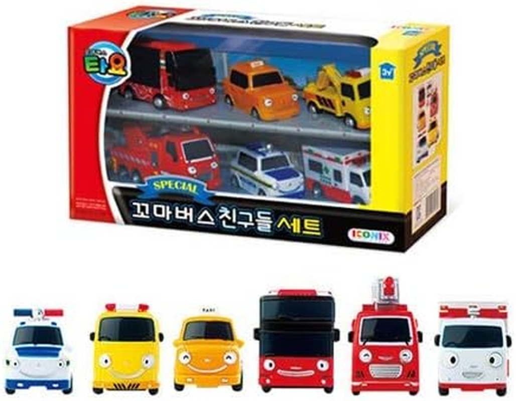 Tayo Little Bus Frends Set 1 (Pat, Toto, Nuri, Citu, Frank, Alice) image number 3