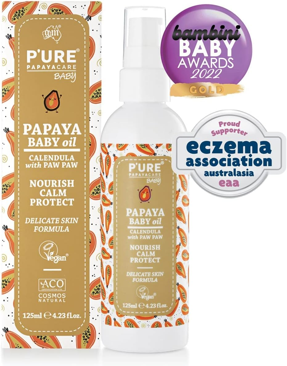 P'URE Papayacare Baby Oil 125 Ml image number 6