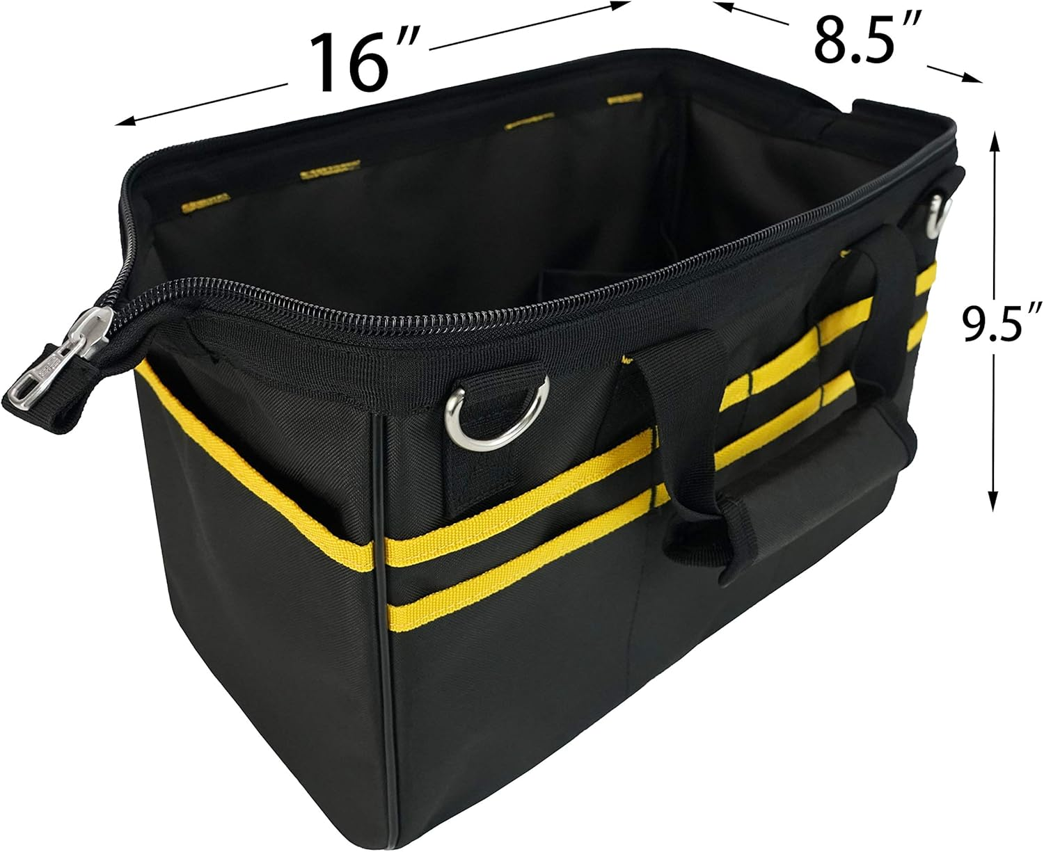 Tools Bag CAB55 16" Wide Mouth Tool Bag with Water Proof Molded Base image number 6