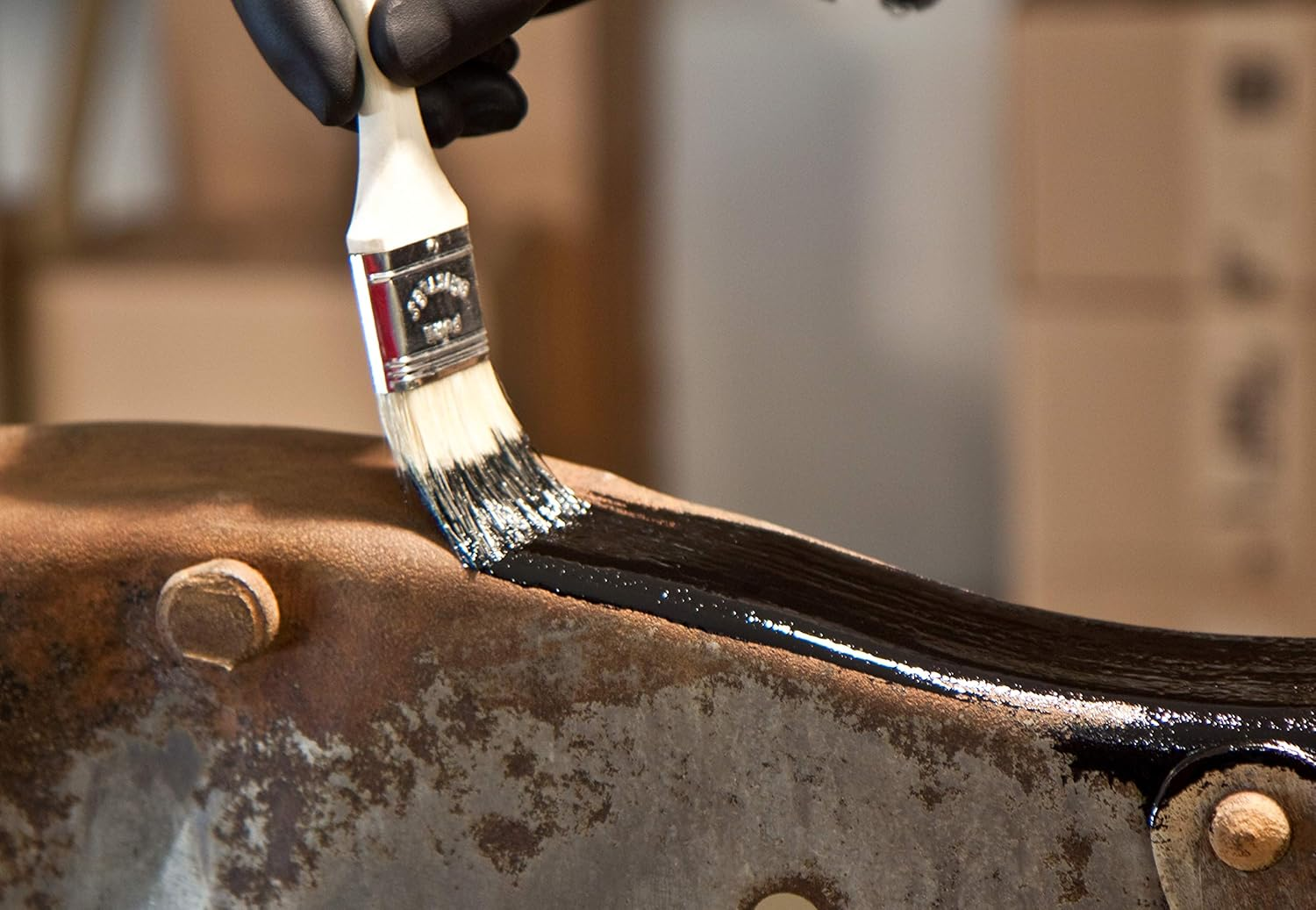 KBS Coatings 4301 Gloss Black Rustseal - 1 Pint image number 5