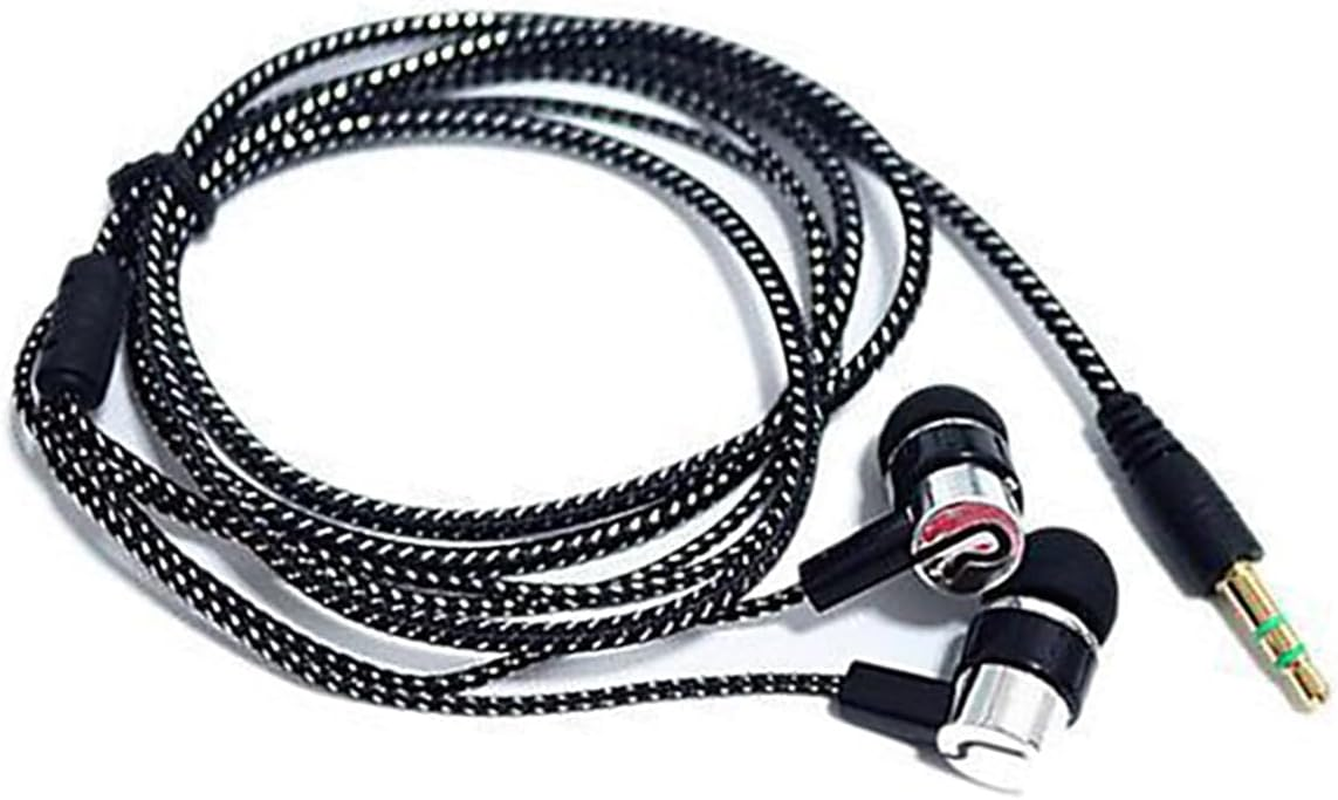 Oxtxuzdm Comfortable in Ear Corded Headsets Clear Voice Call Noise Reductions Ergonomic Design for Workout Jogging Corded Earbuds image number 1