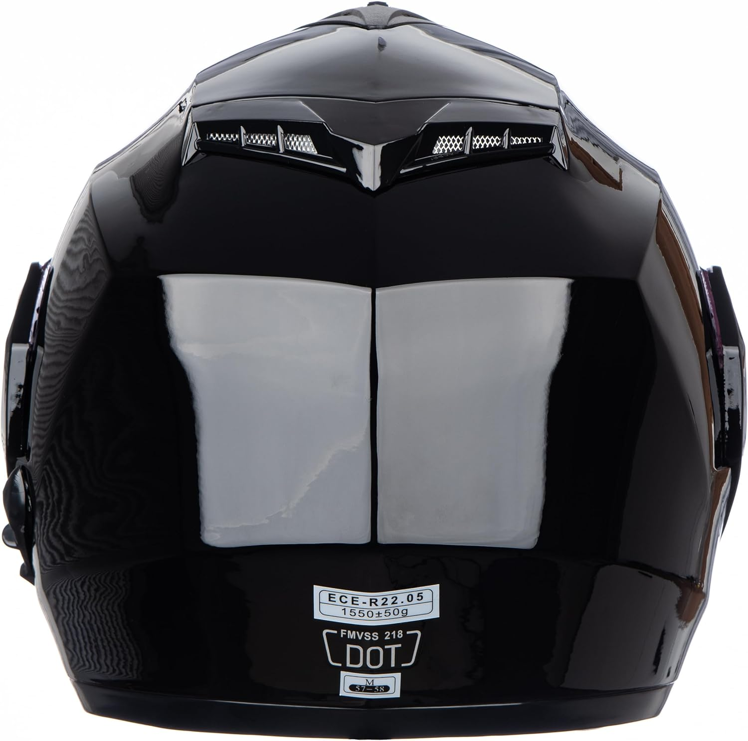 Motorcycle Full Face Helmet, Flip up Motorbike Helmet with Double Sun Visor, Modular Motocross Helmet for Adults Men and Women, DOT/ECE Approved image number 5