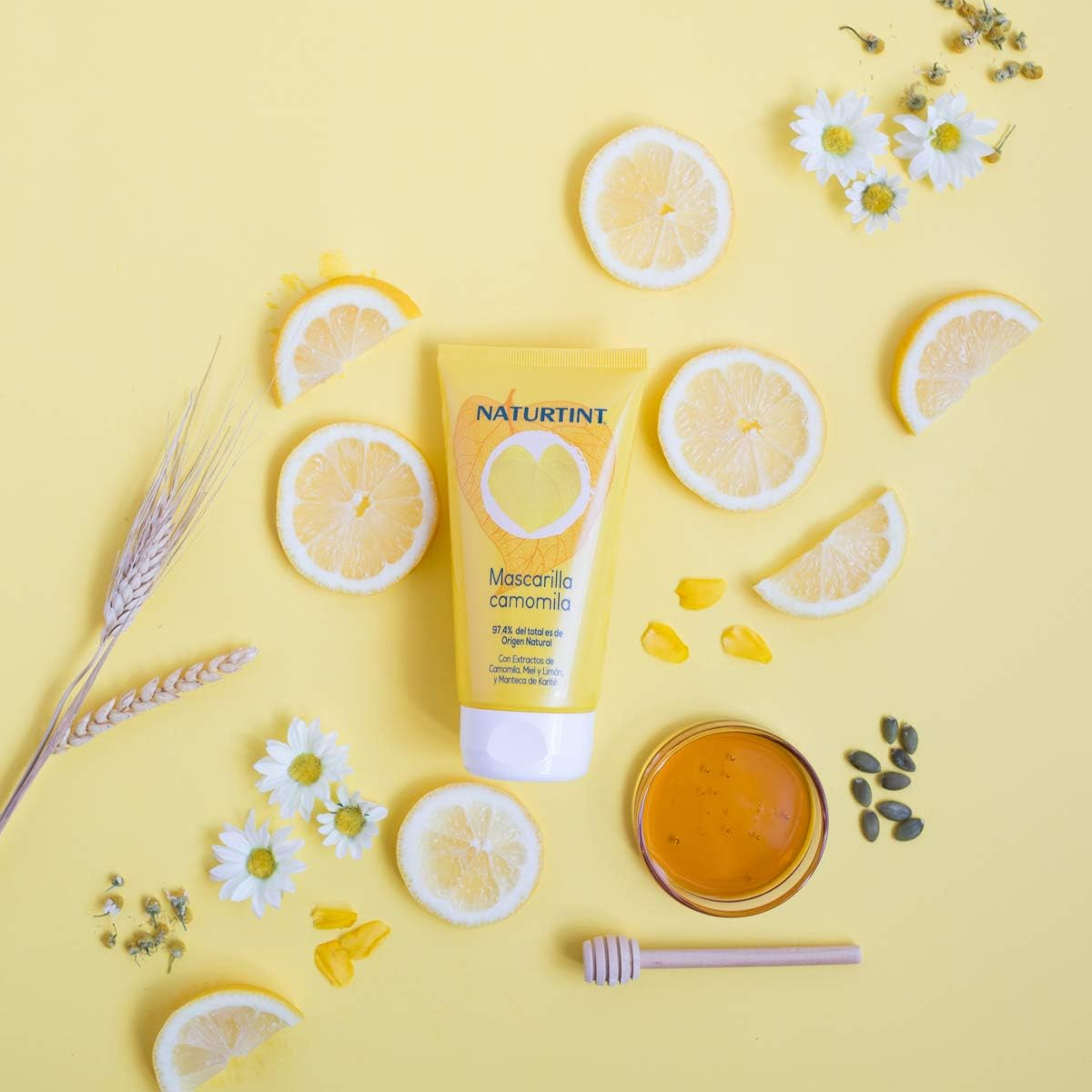 Naturtint Chamomile Mask Moisturising and Shiny Intensive Golden Reflections 97.4% Natural Ingredients Chamomile, Honey and Lemon 150Ml image number 5