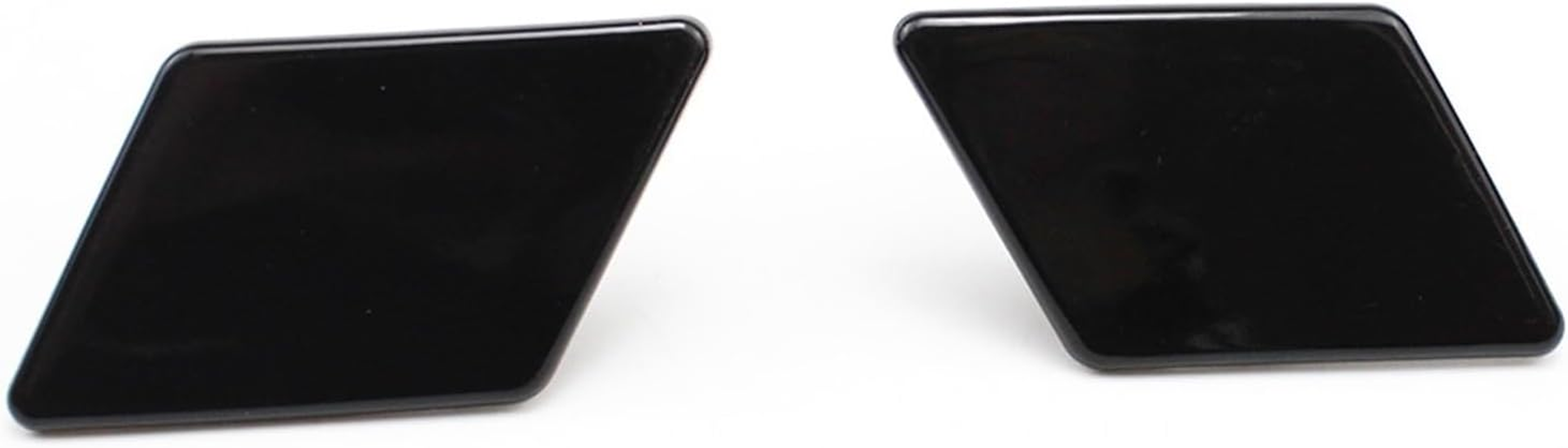 XEDLAMP Black Painted Headlight Washer Nozzle Cover Cap, For, For, for BMW, E90 E91 320I 325I 330I 2009-2012 61677211209 61677211210 Car Headlight Washer Cover(Left Side) image number 1