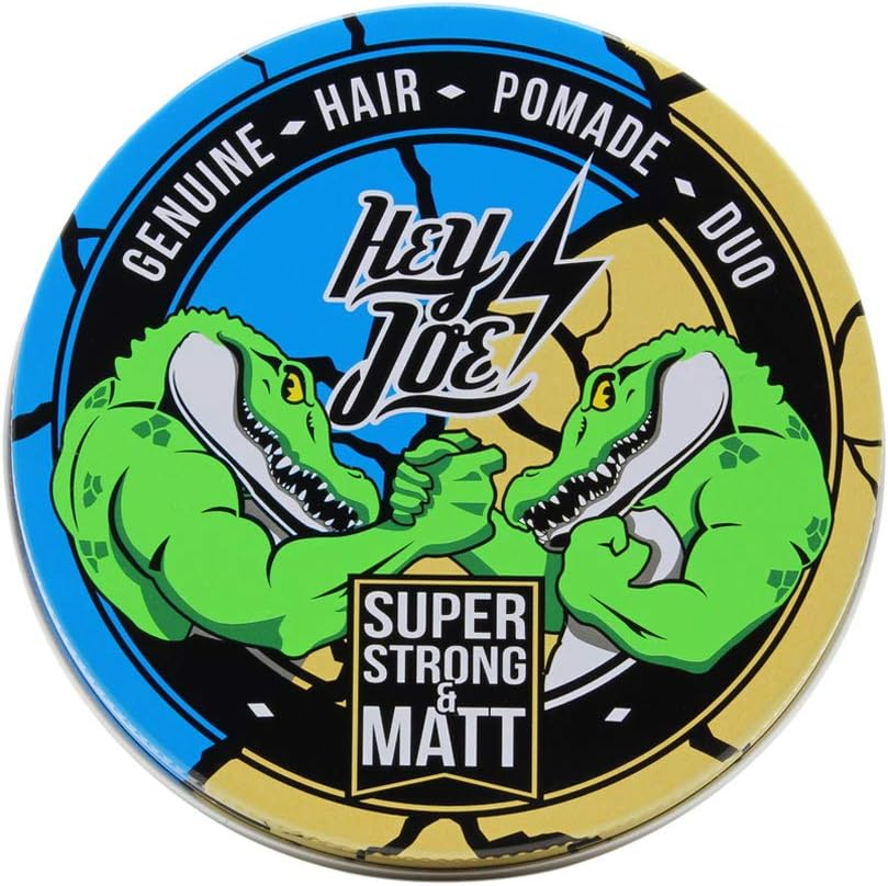 HEY JOE! Genuine Hair Pomade Men'S Black Deluxe 100 Ml Hair Pomade Men Black for White Hair or as a Colour Enhancer for Black Hair - Professional Hair Styling Products image number 5