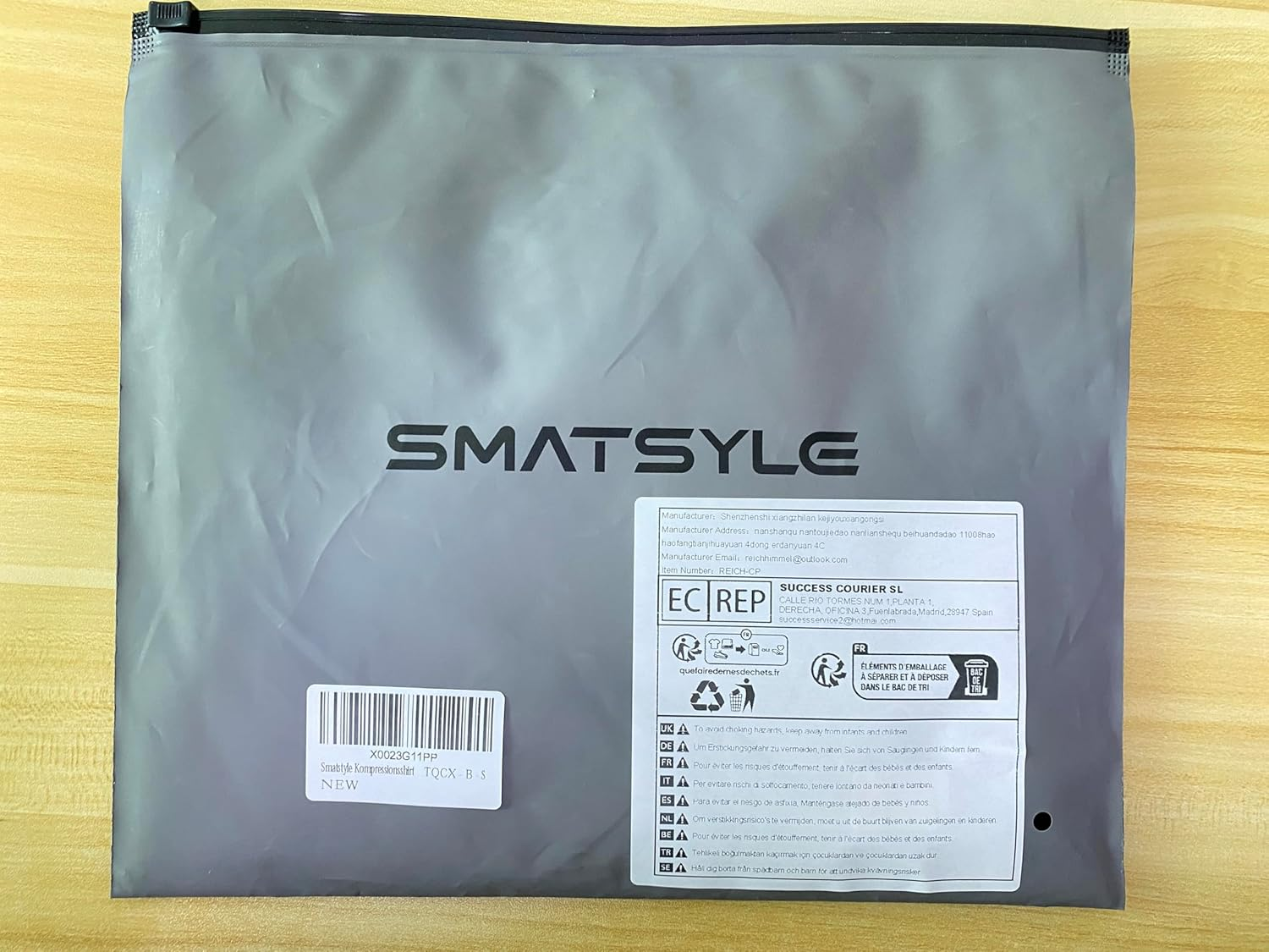 Smatstyle Compression Shirt Men'S Athletic Functional Shirt Long Sleeve Quick-Drying Compression Sports Shirt Breathable Running Shirt for Fitness image number 2