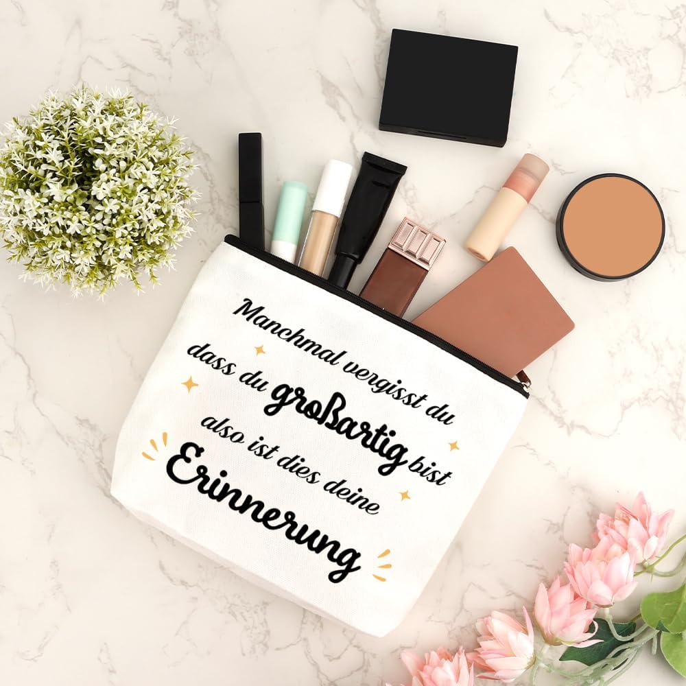 Courage Gift Makeup Bags, Motivational Gifts, Courage Gift, Encouragement Gifts, White