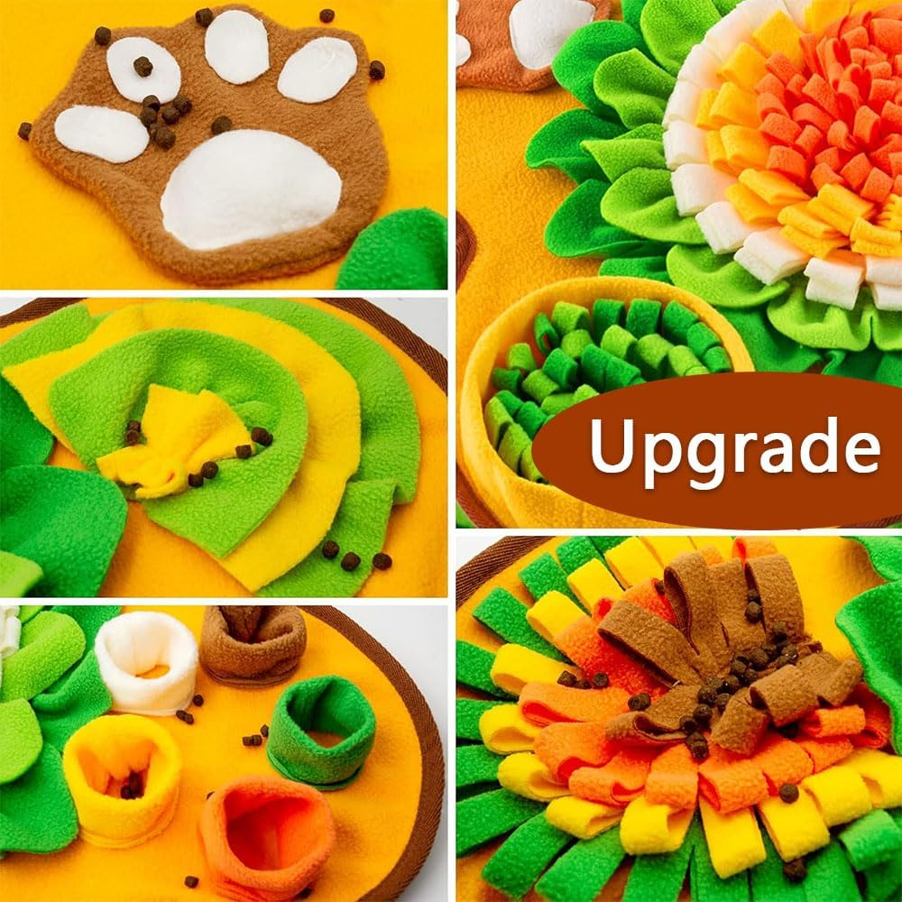 Interactive Snuffle Mat for Dogs &ndash; Dog Treat Mat for Training, Mental Stimulation & Stress Relief &ndash; Foraging Mat for Small, Medium & Large Dogs, Machine Washable Indoor/Outdoor Use image number 6