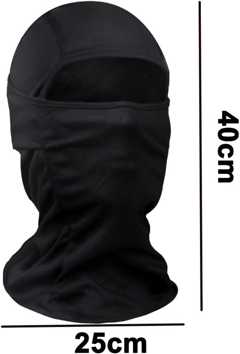 Balaclava Ski Mask, Motorcycle Cycling Windproof Neck Warmer UV Protector Cooling for Men/Women