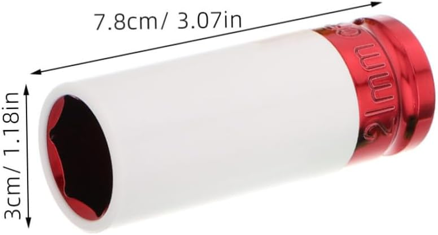 YOSADIER 4Pcs Thin Wall Lug Nut Impact Socket Set Non-Marring Rim Protectors for Automotive Maintenance Includes Convenient Storage Box for and Organization image number 2