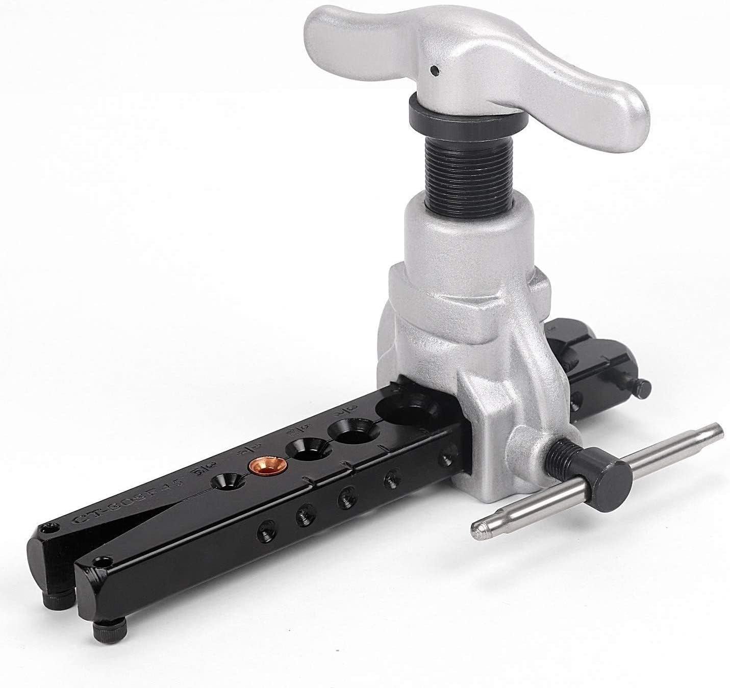 HORUSDY Flaring Tool Set, Heavy Duty Steel with Heat-Treated Bars for Soft and Hard Tubing, Ideal for Water, Gas, and Brake Lines