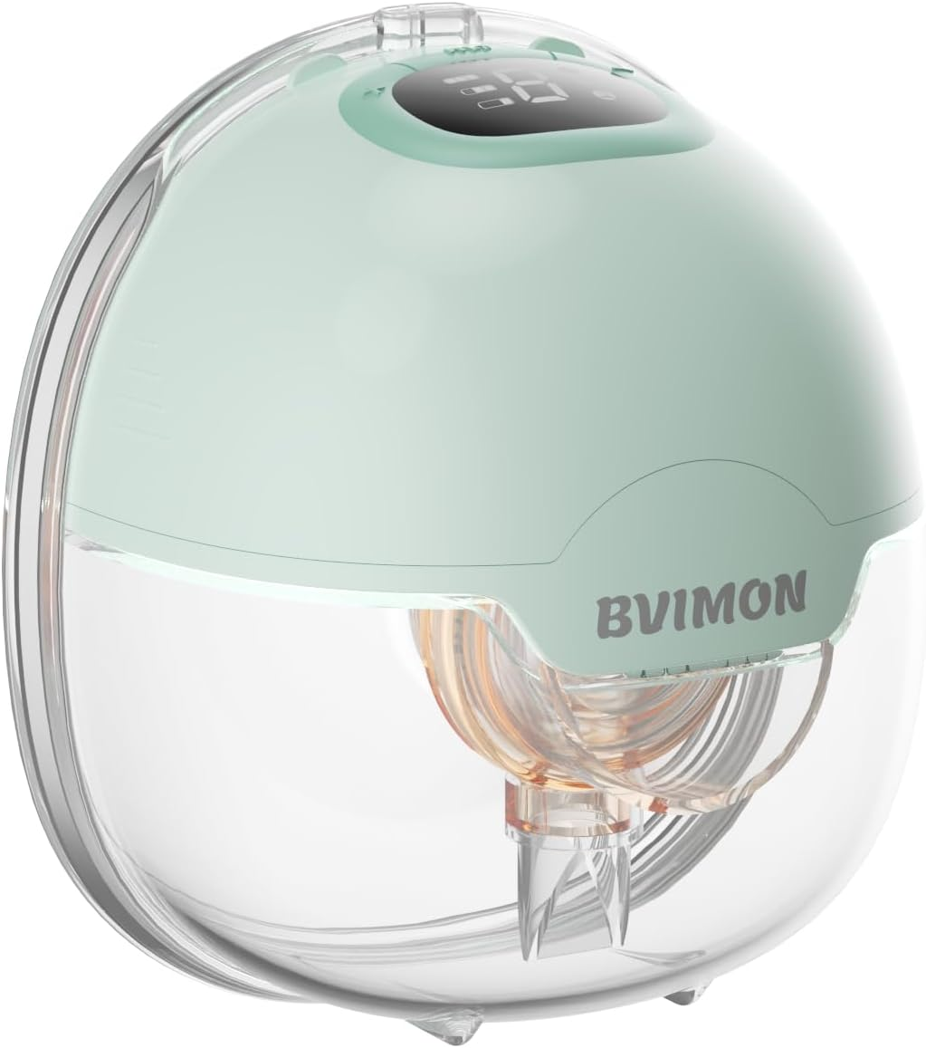 Wearable Breast Pump, Hands Freeelectric Breast Pump with Longer Battery Lifeled Display, Portable Low Noise Leakproof, 3Modes 12 Adjustable Levels, Comfortable Flangeinserts,Wearable Breast Pump (1) image number 3