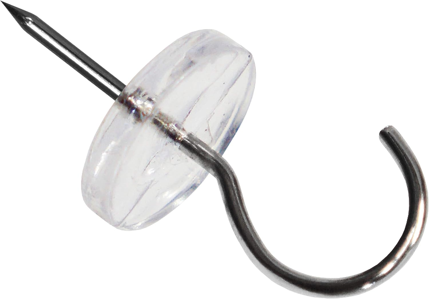 Crazy Tackz - 2 in 1: Push Pin with Hook or Thumb Tack with Hook - New Invention Hang 100'S of Items Interior or Exterior Decor at Home School Office DIY for Party or Holiday