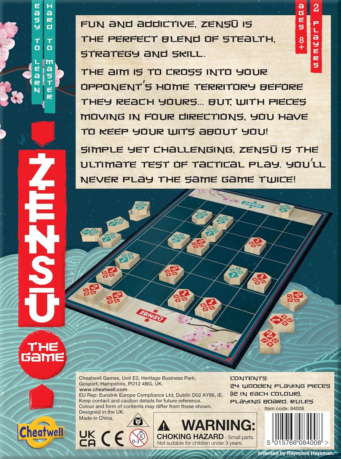 Cheatwell Games - Zensu - the Game: 2-Player, 8+ Age, Strategy Board Game image number 5