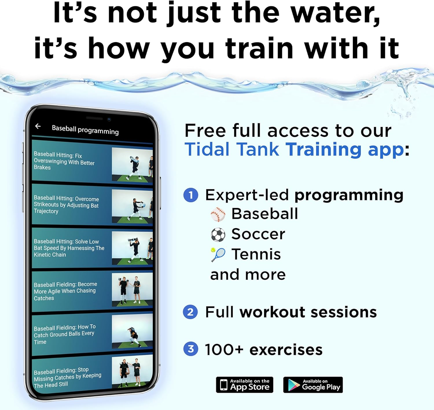 Tidal Tank - Sand Bag Alternative 45 Lbs - Adjustable Aqua Bag and Power Bag with Water - Core and Balance Aquabag - Portable Stability Fitness Equipment - Including Online Training Center