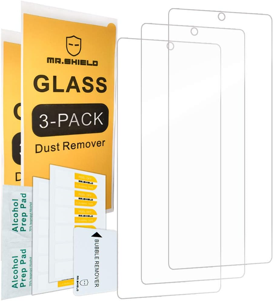 Mr.Shield [3-Pack] Designed for Samsung Galaxy Note 20 5G [Tempered Glass] [Japan Glass with 9H Hardness] Screen Protector with Lifetime Replacement image number 6