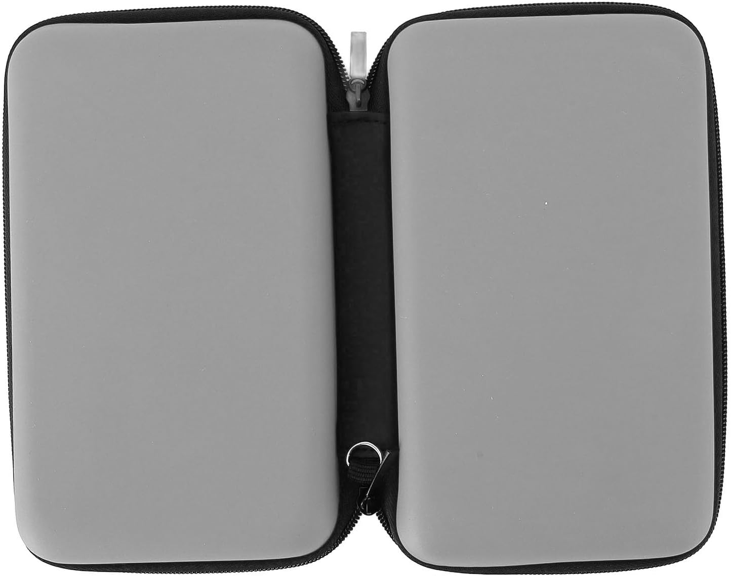 Carrying Case for 3DS, for New 3DS XL, for New 2DS XL, Portable Hard Shell Pouch Carrying Travel Game Bag (Silver) - Red image number 5