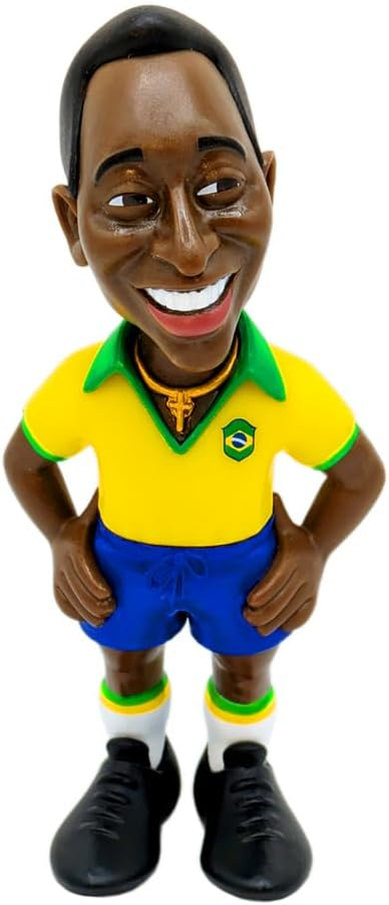 Minix Sports Football Star Brazil Pele 110A 1St Kit Collectible Figure, 12 Cm Height image number 5