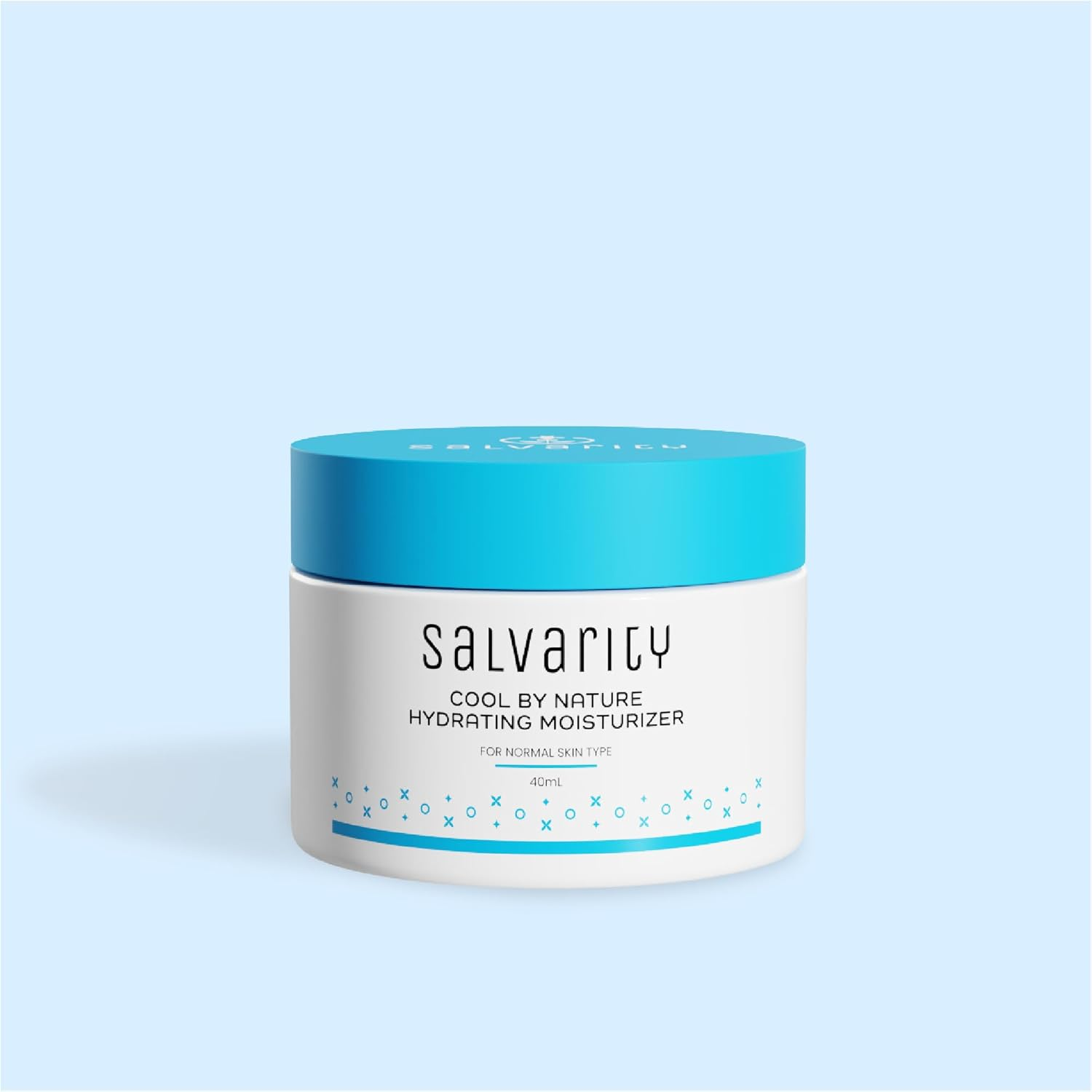 Salvarity Hydrating Face Moisturiser with 5% Niacinamide, Hyaluronic Acid Helps Restore Moisture, Smooth Dryness & Strengthen Barrier for Dry & Sensitive Skin, Lightweight Non-Greasy Cream - 40 Ml image number 4