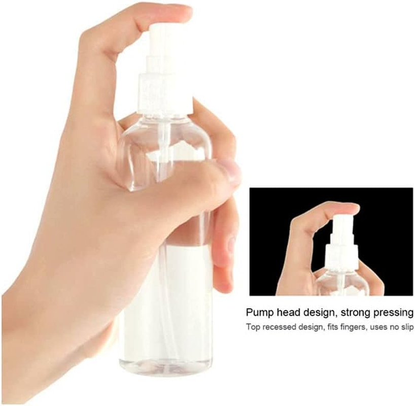 1PCS Transparent Empty Spray Bottles Refillable Container Cosmetic Containers,100Ml