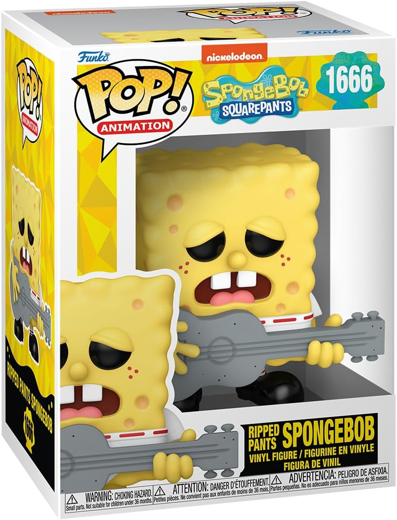 FUNKO POP! Television: Spongebob Squarepants - Spongebob W/ Guitar (25Th Anniversary) image number 2