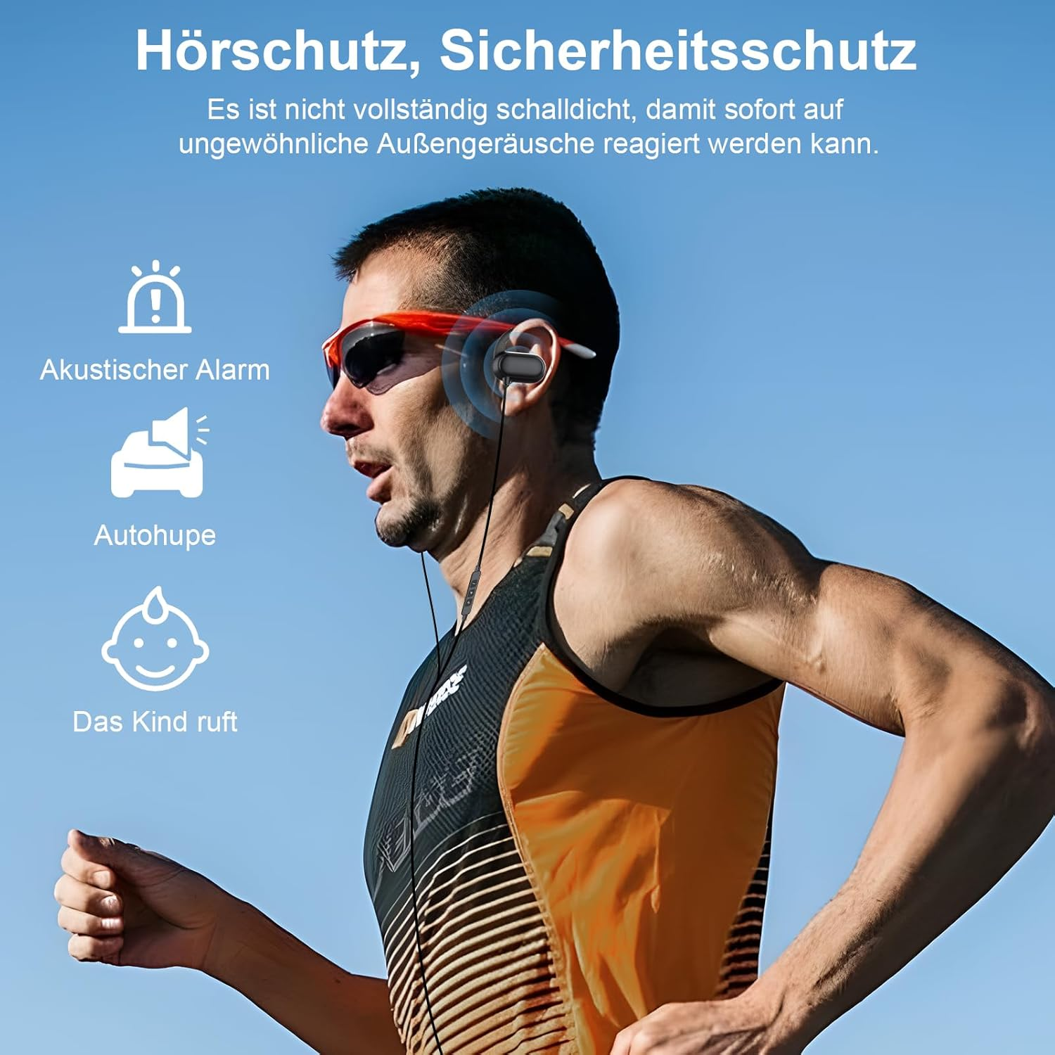 Open-Ear Headphones USB C Sport Adjustable Ear Hook Microphone & Volume Control Type C Headphones with Cable for Samsung Galaxy S25 S24 for Iphone 17 Air 16 15 Pixel 10 9 8 Headphones for Oneplus 13