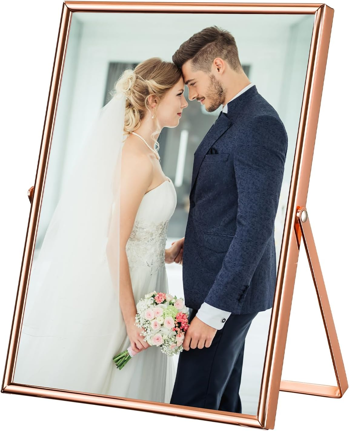 Audio Guest Book Phone, Retro Style Antique Audio Guestbook Phone with Free LED Wedding Sign and A5 Vertical Photo Frame (Black)