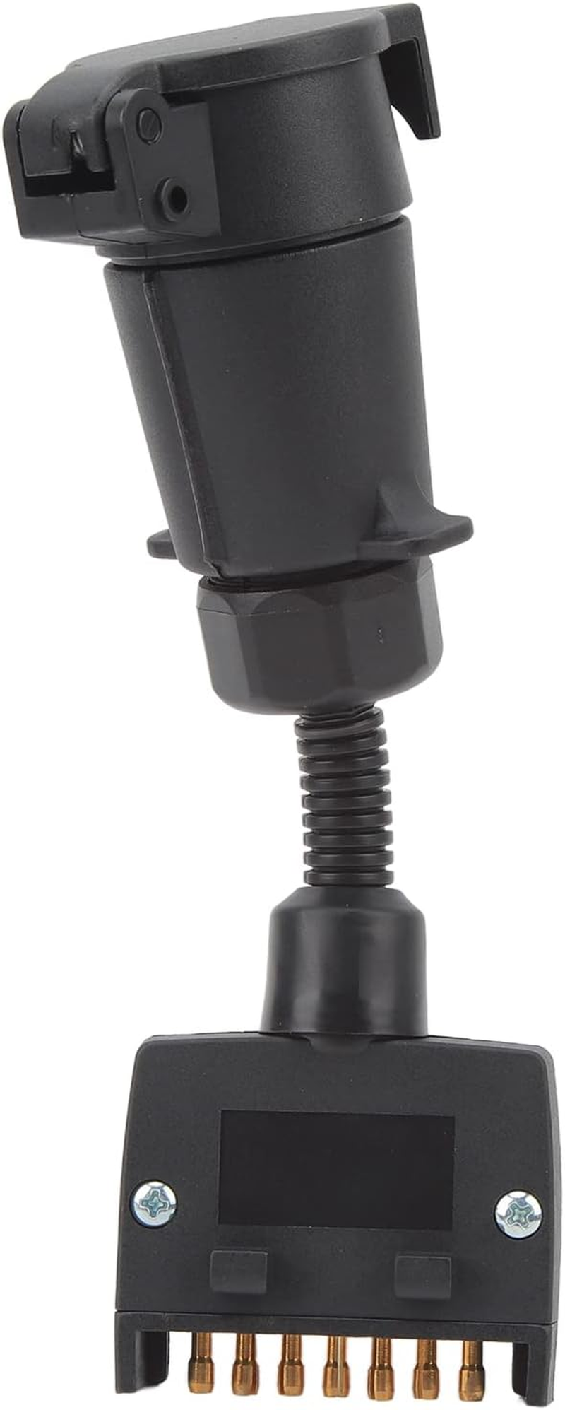 Trailer Adapter Plug Waterproof 7 Pin round Female to Flat Male High Durability Wiring Connector Caravan Boat image number 5