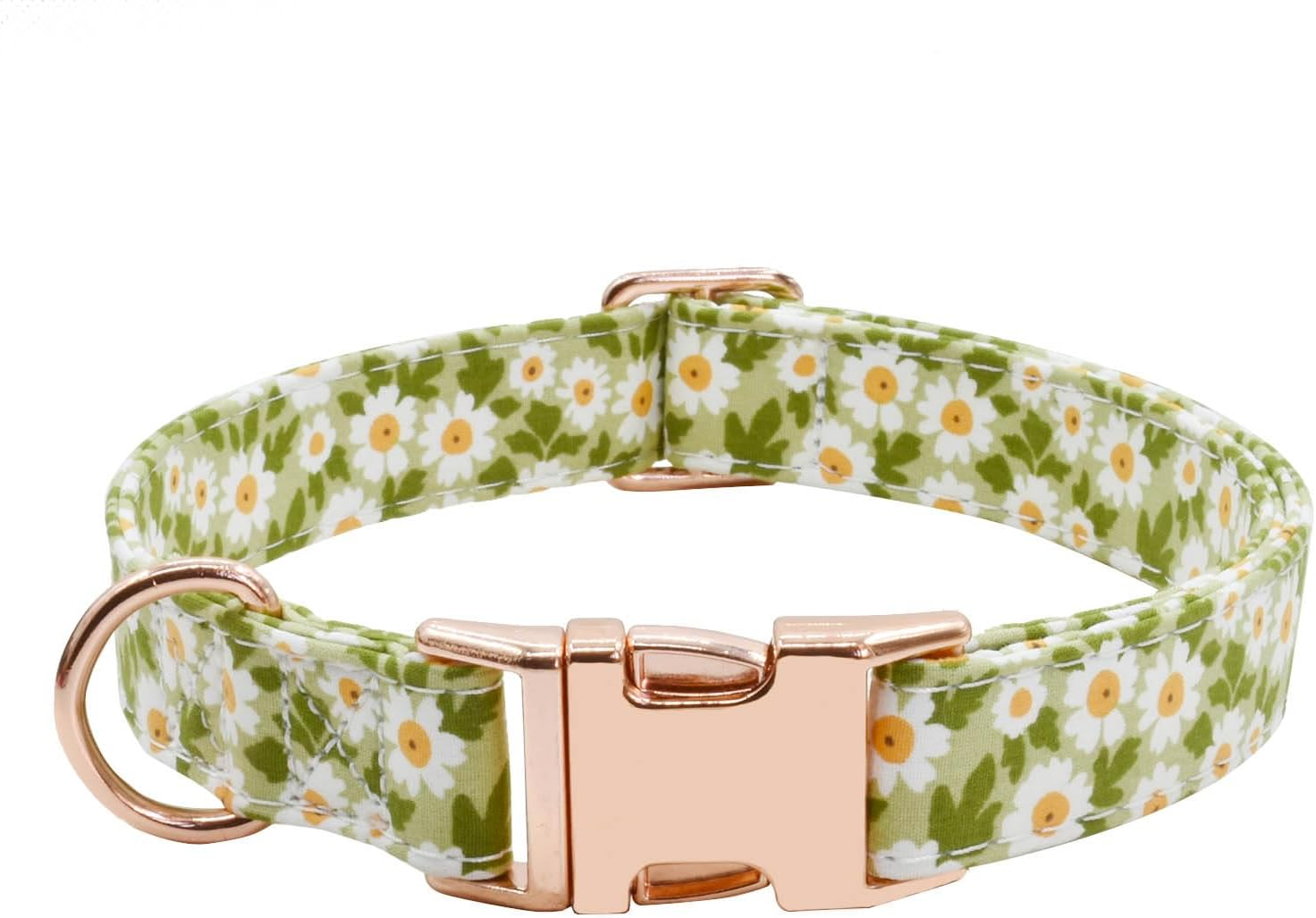 Metal Buckle Dog Collar, Durable Adjustable Dog Collar Soft for Small Medium Large Dogs (S(10-14In), Pink Leopard)
